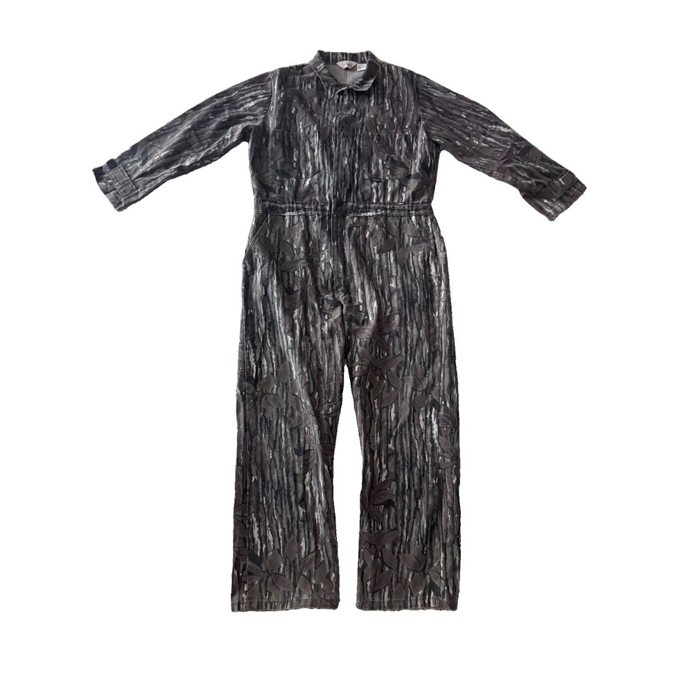 Walls Outdoors Camo Coveralls Large Waist 42-44 Men Hunting Fishing VINTAGE USA